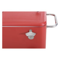 Cooler Retro Metálico Rojo 60 Litros BOZZO - Imagen 3