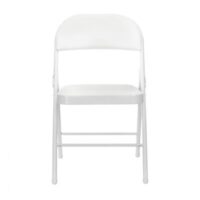 Silla Plegable Acolchada Blanca - Imagen 4