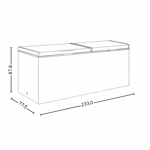 Congelador Freezer 850Lts Tapa Dura DUAL - Imagen 2